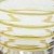 Glass 742/9.5 Spiral Amber - 9 oz. Amber Colored Spiral Design Glass (250 ml.)